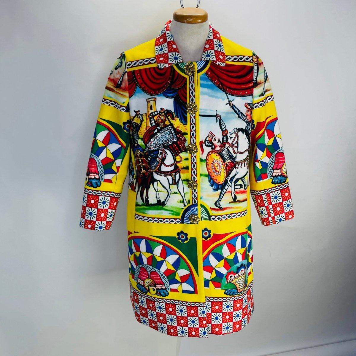 Hart Hive Colourful Tapestry Long Jacket Rental