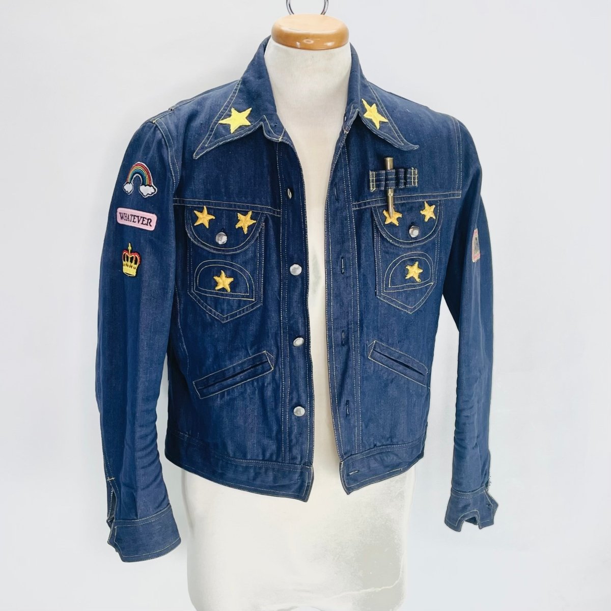 Denim Jacket with Patches