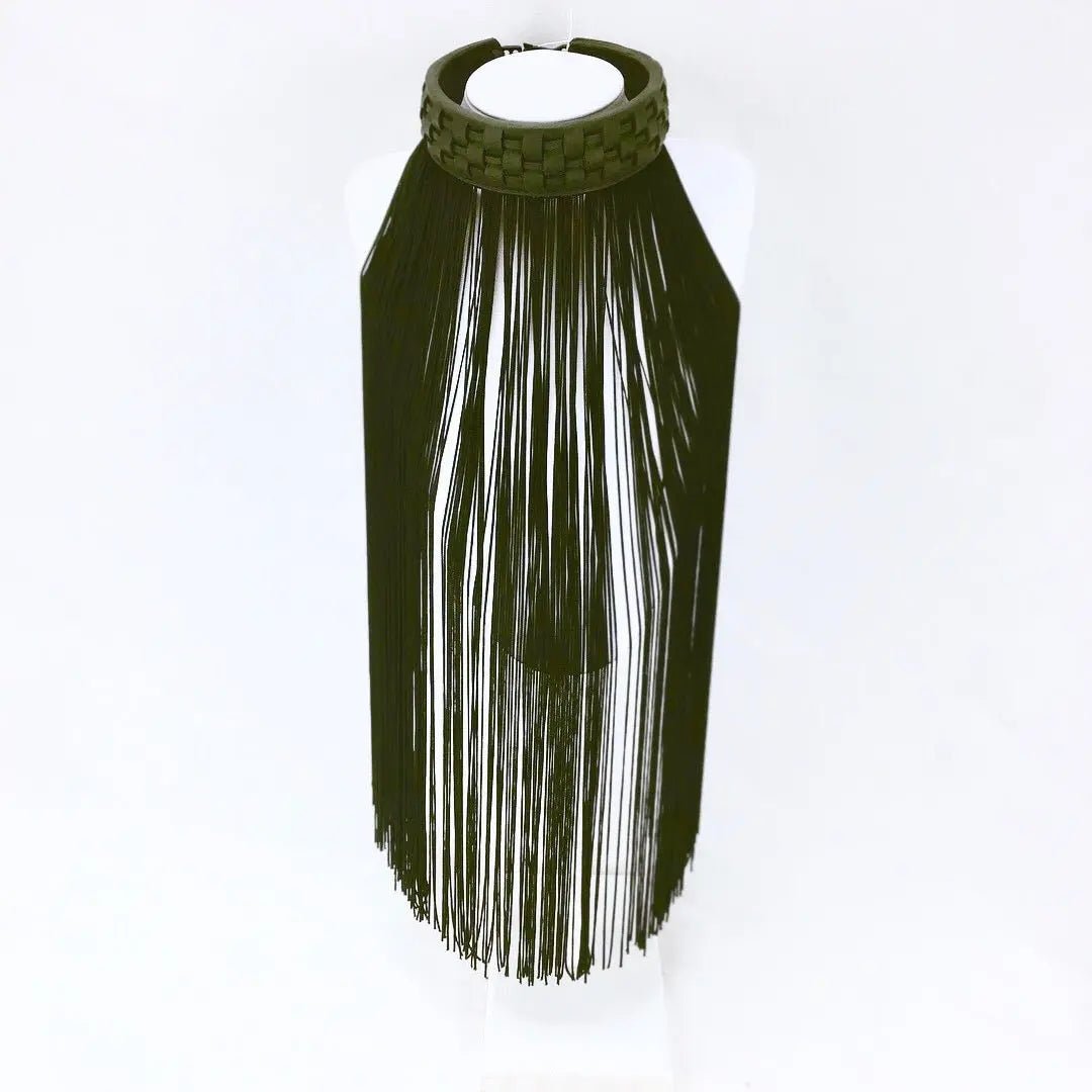 Leather Fringe Necklace | Hart & Hive